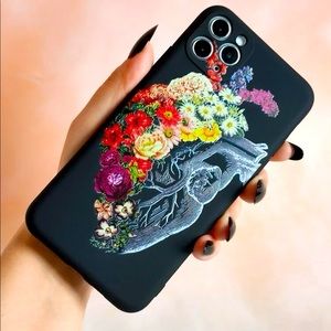 Anatomical heart 🫀 flower 🌺IPhone 11-12 Max Pro SOLD ON E🅱️🅰️Y head_8674